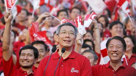 Lee Hsien Loong, tras la elección de Singapur como sede de las Olimpiadas de Verano de la Juventud de 2010. :