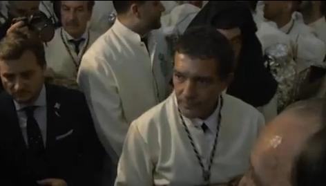 La primera Semana Santa de Antonio Banderas y Nikole Kimpel