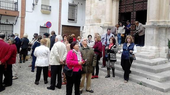 Visitantes en Beas de Segura.