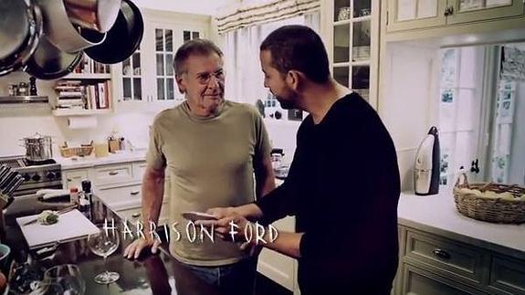 "¡Vete de mi casa!": Harrison Ford alucina ante un truco de magia