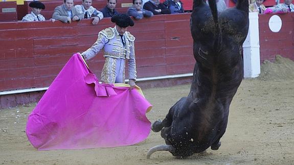 Torres Jerez, en la Plaza de Toros de Almería en febrero