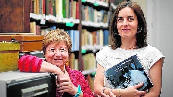 Enriqueta Barranco y Olga Ocón, en la cátedra Antonio Chamorro-Alejandro Otero.