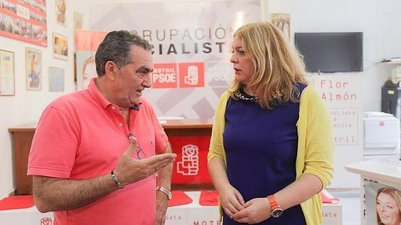 Antonio Escámez se ha reunido con Flor Almón esta mañana 