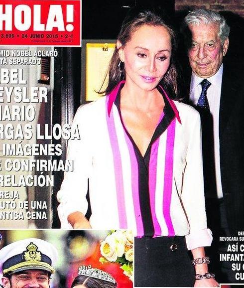Isabel Preysler y Vargas Llosa no se esconden