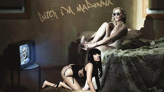 El vídeoclip más sexual de Madonna junto a Katy Perry, Miley Cyrus, Beyoncé y Nicki Minaj