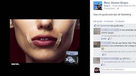 Piden la dimisión de un concejal del PP por "denigrar a las mujeres" en Facebook con un anuncio de condones