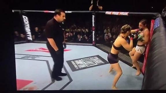 Brutal paliza de Ronda Rousey a su rival en 34 segundos