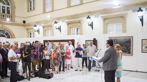 La Diputación inaugura la exposición con los fondos de la Casa de Almería de Madrid