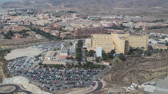 Imagen del aparcamiento donde tuvieron lugar los hechos. 