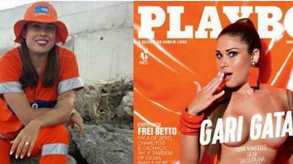 De barrendera a portada de Playboy
