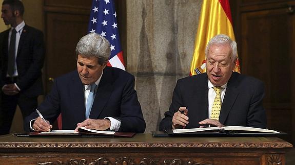 John Kerry y José Manuel García-Margallo