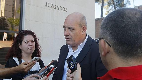 Gerardo Sánchez, antes de declarar ante el juez en octubre del año pasado. 