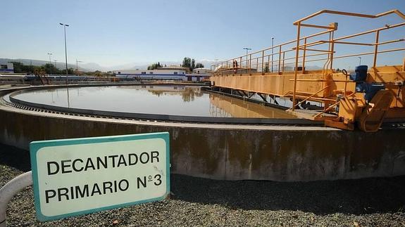 Instalaciones de la EDAR Sur Granada.  