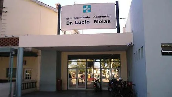 Hospital Lucio Molas de Santa Rosa, donde falleció el pequeño.