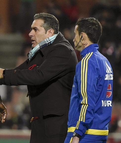 Sandoval, durante el partido. 