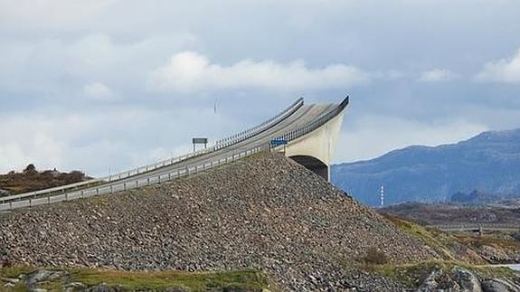 Carretera del Atlántico en Noruega.