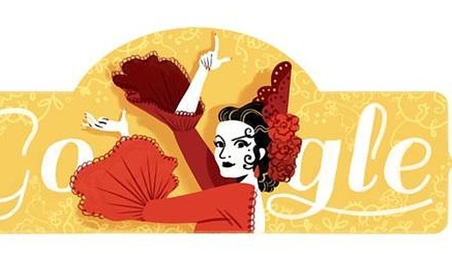 Lola Flores, en el doodle de Google