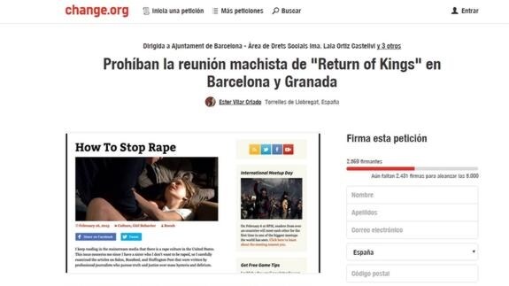 Aluvión de firmas para prohibir las reuniones ultramachistas de Granada y Barcelona