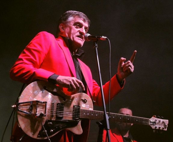 Wyoming durante su concierto en la sala Prince, de Granada.