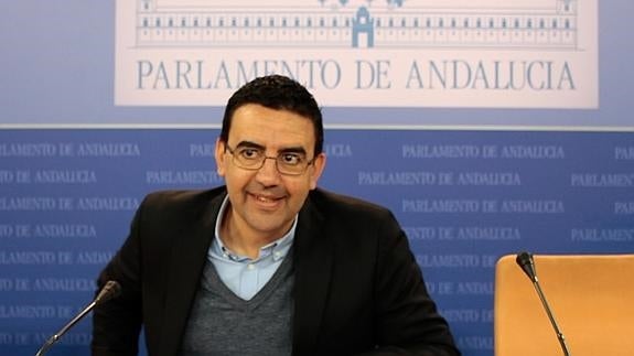 El portavoz parlamentario del PSOE-A, Mario Jiménez. 