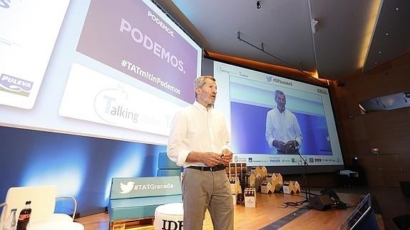 Julio Rodríguez, en el escenario de TATGranada 