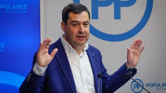 Moreno Bonilla, en un acto reciente en Granada 