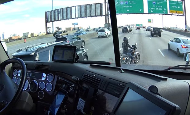 "Todos mis respetos para el conductor del camión"