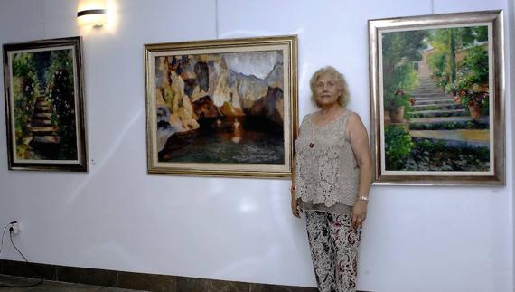 Pepa Cortés expone en la Galería de Arte del Jardín Nazarí de Vélez de Benaudalla
