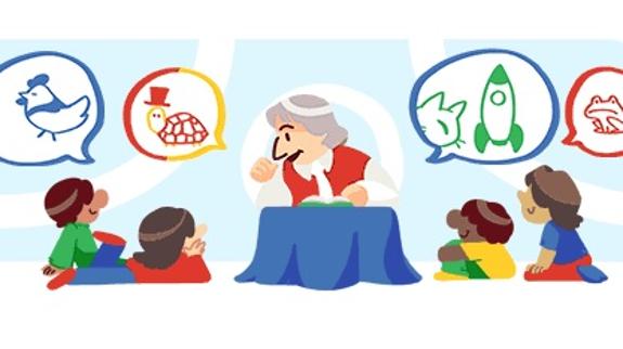 Gloria Fuertes 'narra' cuentos infantiles en Google