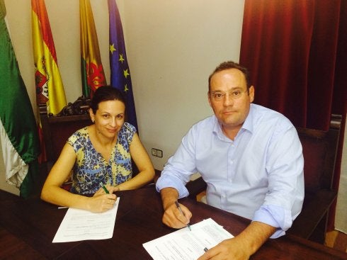 La alcaldesa Isabel Uceda.