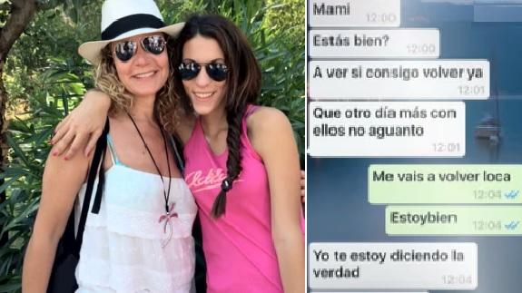 Diana López-Pinel, tras prestar declaración. 