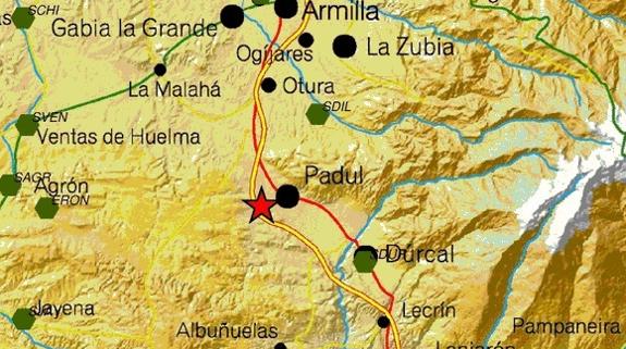 Un terremoto en Padul alarma a media Granada