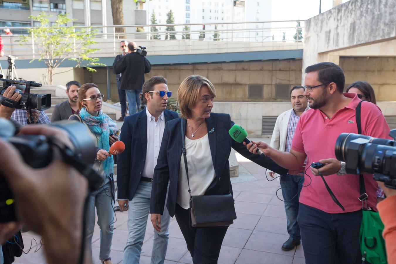 García Chamorro, el día que acudió a declarar.