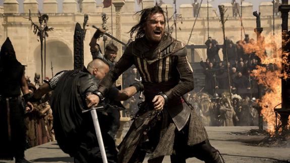 Michael Fassbender en una escena de ‘Assassin’s Creed’. 