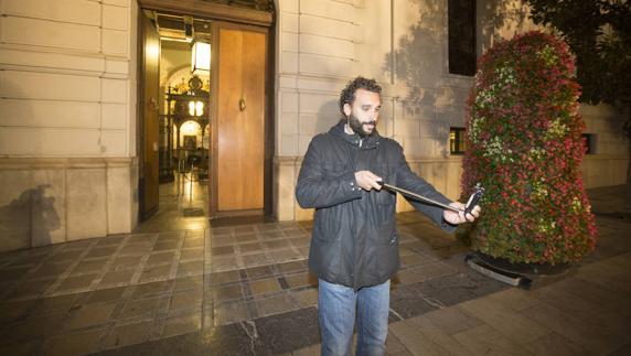 Jesús Candel, tras la reunión de este miércoles.