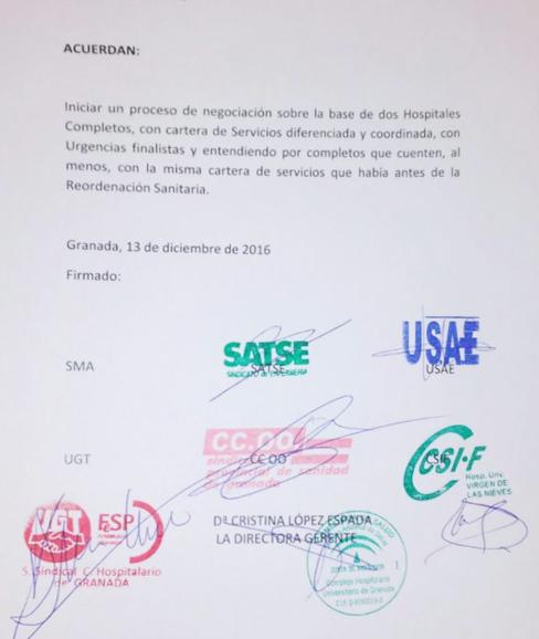 El Sindicato Médico se desmarca del acuerdo entre Salud y sindicatos para rediseñar los dos hospitales