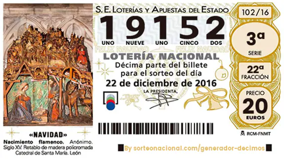 Lotería de Navidad: 19152, quinto premio, cae en Granada, Jaén, Málaga, Burgos, Madrid, Murcia...