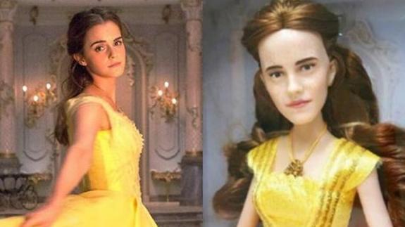 Critican de aterradora la muñeca de Emma Watson como Bella