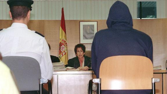 Arlindo C.C durante el juicio en una imagen de 1999 Sandra Ruiz del Arbol. 