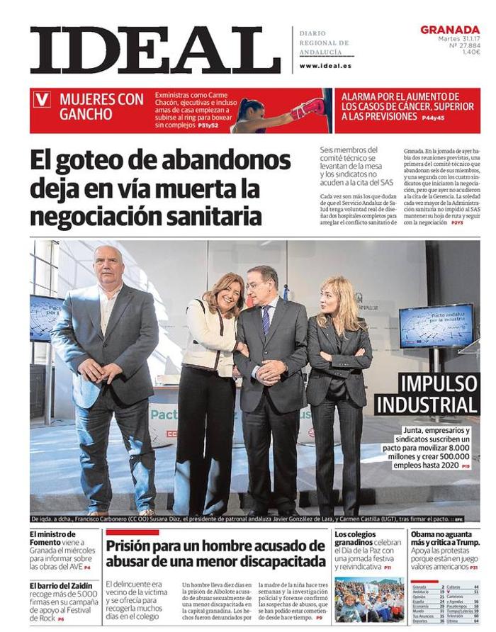 Hoy, 31 de enero, en la edición impresa de IDEAL