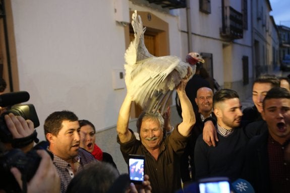 Celebración de San Blas en Cazalilla, en una imagen de archivo.