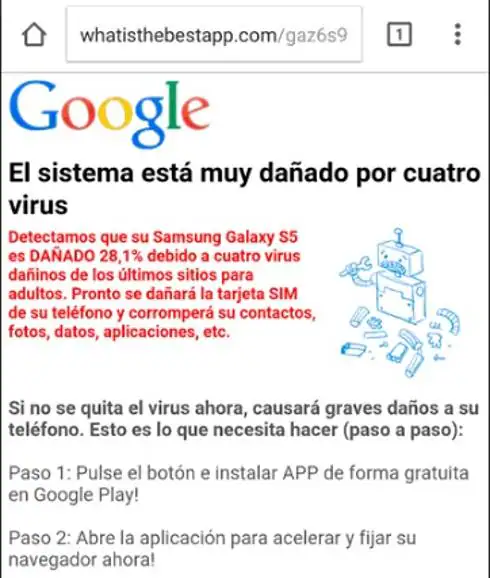 La verdad sobre el virus que Google te dice que tienes en el móvil