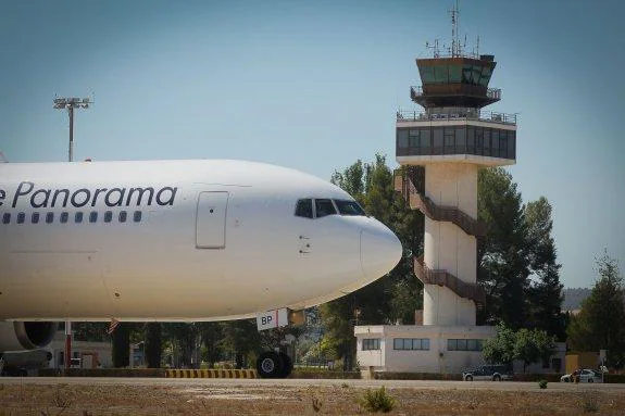 Vuelo chárter en el Aeropuerto Federico García Lorca Granada-Jaén. 