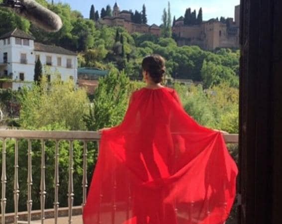 Hiba Abouk y su rodaje en la Alhambra: "Fue un sueño cumplido para mi"