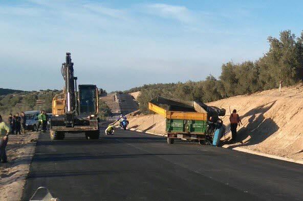 Cortes intermitentes en carreteras de Almería