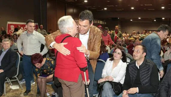 Pedro Sánchez, en Granada. 