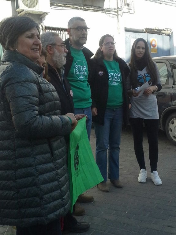 Acto de la Plataforma celebrado en Huelma.