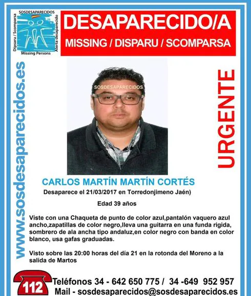 Aparece el hombre desaparecido en Torredonjimeno