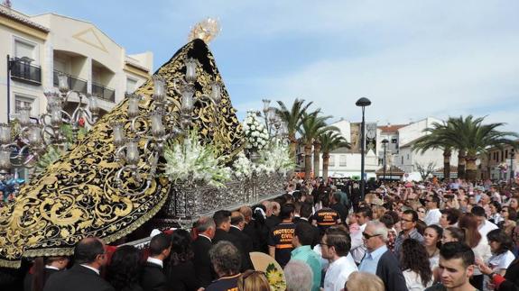 Como cada 9 de abril se celebra en Chauchina la festividad de la Virgen del Espino, o del Pincho.