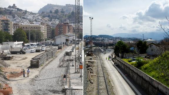 Granada, dos años de obras a baja velocidad